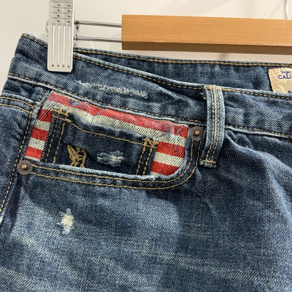 Who.A.U Denim Shorts Size 29 - Picture 2 of 8
